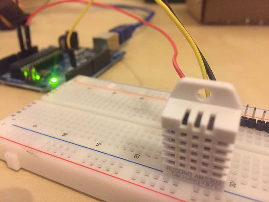 Utilizzo di Nanpy con il sensore di temperatura/umidità della famiglia DHT