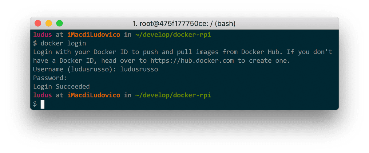 Dockerhub Login