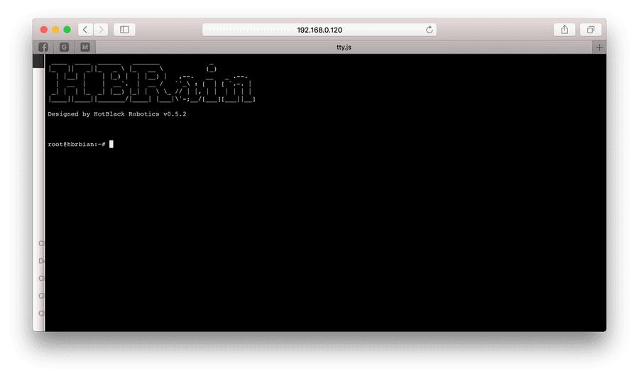 Accedere al Terminale Linux di HBrain da Browser