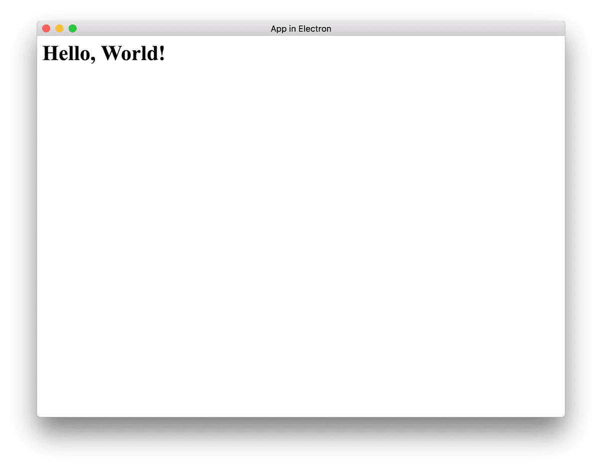 Typescript + Electron