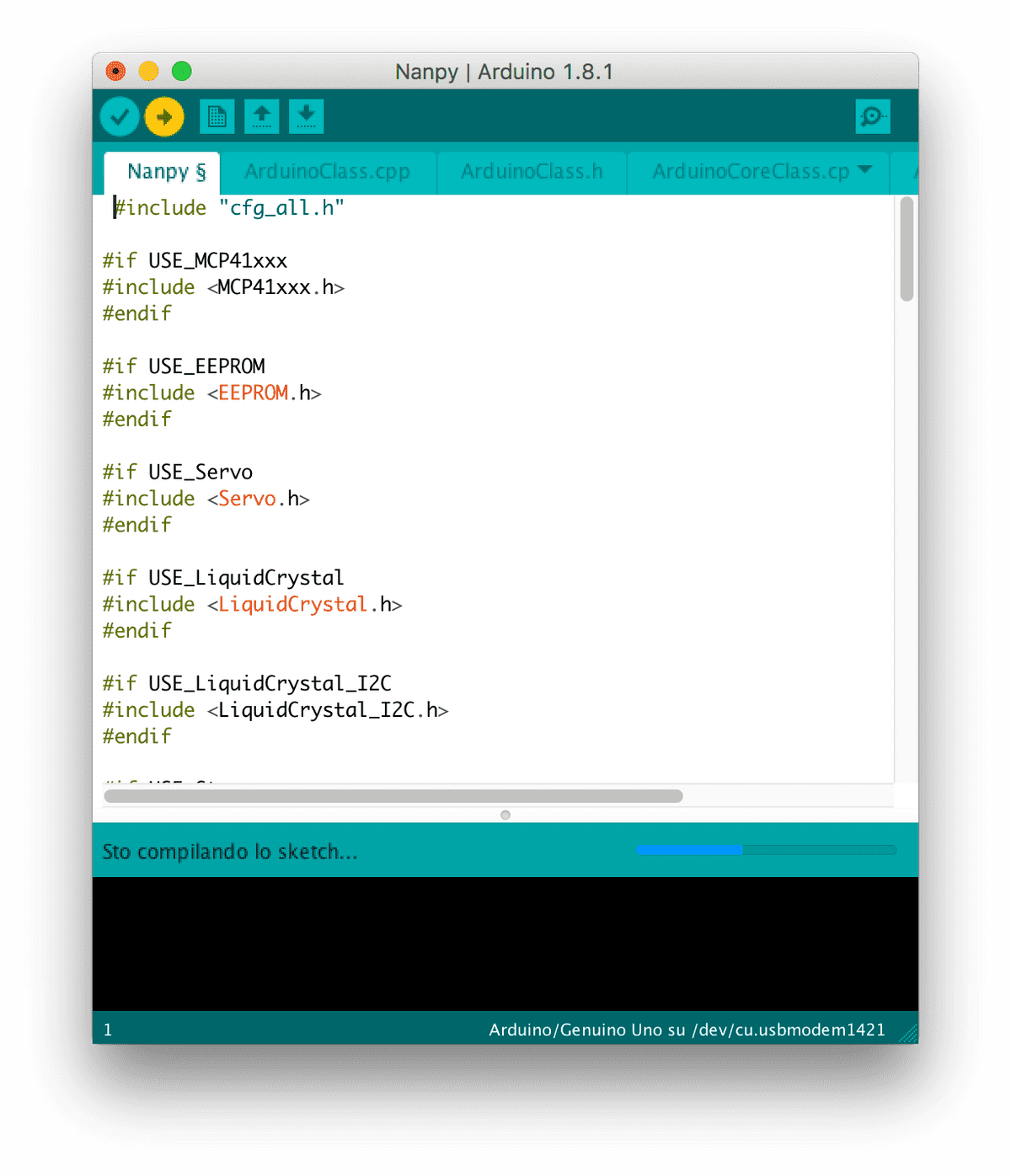 Arduino Nanpy firmware